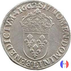 1/2 scudo " au Buste Juvenile" 1662 (Bayonne)