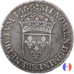 1/2 scudo " au Buste Juvenile" 1666 (Aix-en-provence)