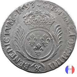 1/2 scudo aux Palmes dal 1693 al 1696 1693 (Aix-en-provence)