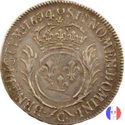 1/2 scudo aux Palmes dal 1693 al 1696 1694 (Caen)