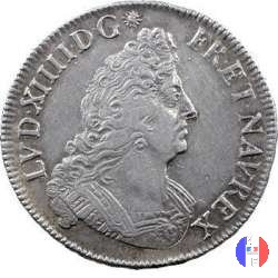 1/2 scudo aux Palmes dal 1693 al 1696 1695 (Paris)