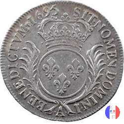 1/2 scudo aux Palmes dal 1693 al 1696 1695 (Paris)