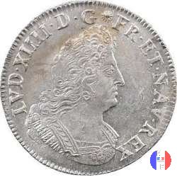 1/2 scudo aux Palmes dal 1693 al 1696 1695 (Amiens)