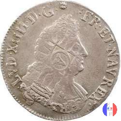 1/2 scudo aux Palmes dal 1693 al 1696 1695 (Caen)