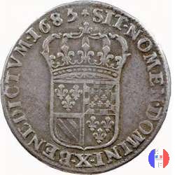 1/2 scudo delle Fiandre 1685 (Amiens)