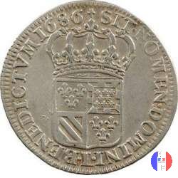 1/2 scudo delle Fiandre 1686 (Lille)