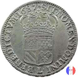 1/2 scudo delle Fiandre 1687 (Lille)