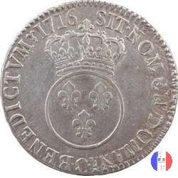 1/2 scudo detto "vertugadin" 1716 (Caen)