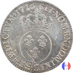 1/2 scudo detto "vertugadin" 1716 (Rennes)