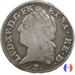 1/2 scudo di Béarn alla vieille tete 1774 (Pau)