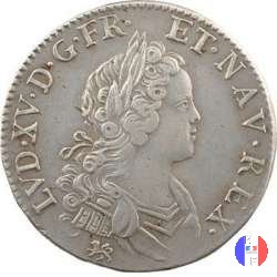 1/2 scudo di Francia-Navarra 1718 (Nantes)