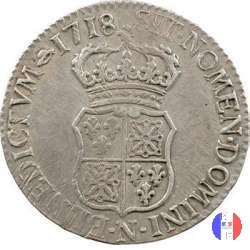 1/2 scudo di Francia-Navarra 1718 (Montpellier)