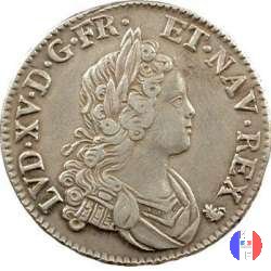 1/2 scudo di Francia-Navarra 1719 (Orleans)