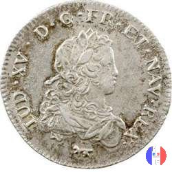 1/3 di scudo di Francia 1722-1723 1722 (Paris)