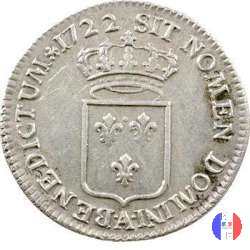 1/3 di scudo di Francia 1722-1723 1722 (Paris)