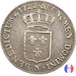 1/3 di scudo di Francia 1722-1723 1722 (Montpellier)