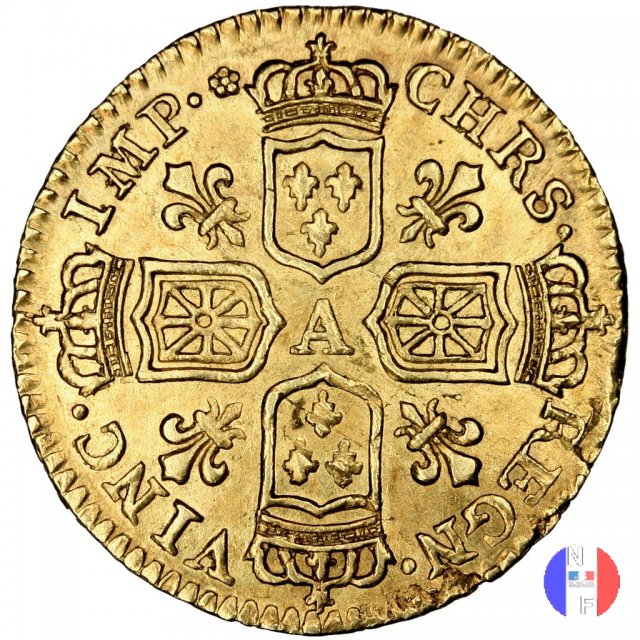 1/4 Luigi d'oro di Noailles 1717 (Paris)