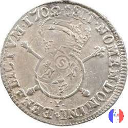 1/4 scudo alle insegne 1702 (Bourges)