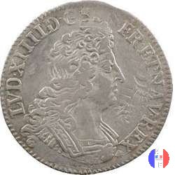 1/4 scudo alle insegne 1703 (Paris)