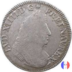 1/4 scudo aux palmes 1694 (Bordeaux)