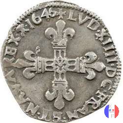 1/4 scudo conio al martello croce al dritto 1646 (Limoges)