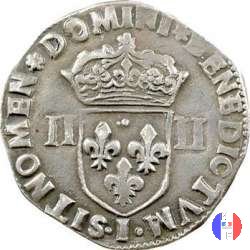 1/4 scudo conio al martello croce al dritto 1646 (Limoges)