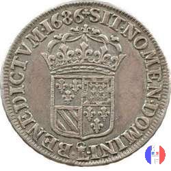 1/4 scudo delle Fiandre 1686 (Lille)