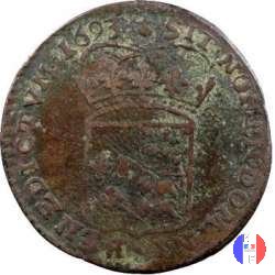 15 denari agli 8L di Béarn (quinzain) 1693 (Pau)