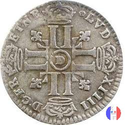 15 denari agli 8L (quinzain) 1693 (Lyon)