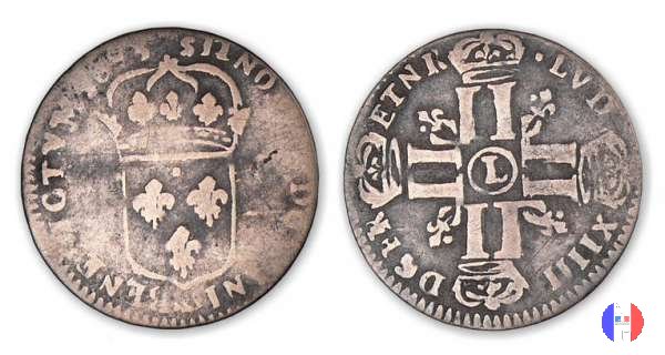 15 denari agli 8L (quinzain) 1693 (Bayonne)