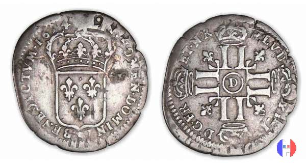 15 denari agli 8L (quinzain) 1694 (Lyon)