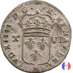 16 denari di Strasburgo 1708 (Strasbourg)