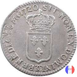 1/6 di scudo di Francia 1720 (Besançon)