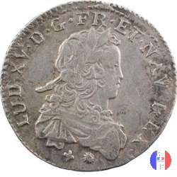 1/6 di scudo di Francia 1721 (Riom)