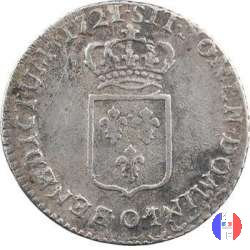 1/6 di scudo di Francia 1721 (Riom)