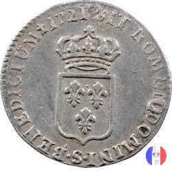 1/6 di scudo di Francia 1721 (Reims)