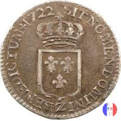 1/6 di scudo di Francia 1722 (Grenoble)