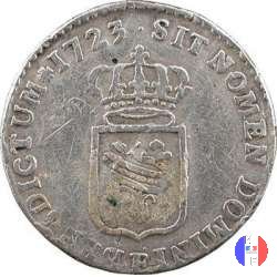 1/6 di scudo di Francia 1723 (Tours)