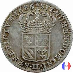 1/8 scudo delle Fiandre 1686 (Lille)