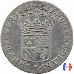 1/8 scudo delle Fiandre 1687 (Lille)