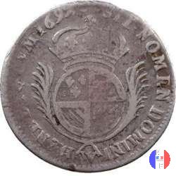 1/8 scudo delle Fiandre alle palme 1695 (Lille)