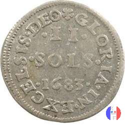 2 Sols di Strasburgo 1683 (Strasbourg)