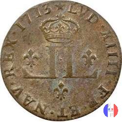 30 denari ai 2 L coronati 1713 (Lyon)