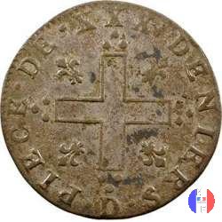 30 denari ai 2 L coronati 1713 (Lyon)