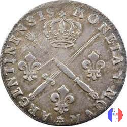 33 Sols Strasburgo alle insegne con palme 1705 (Strasbourg)