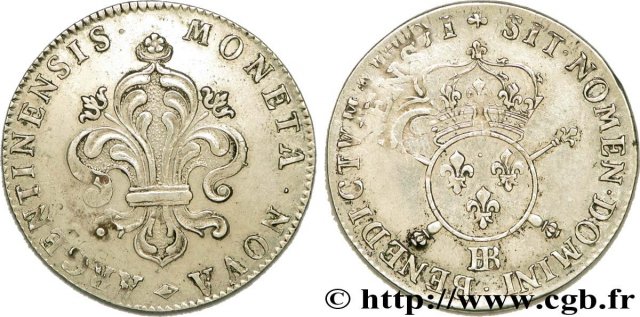 34 Sols 6 denari di Strasburgo alle insegne 1701 (Strasbourg)