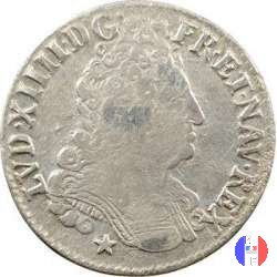 44 Sols di Strasburgo 1709 (Strasbourg)