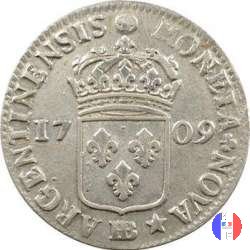 44 Sols di Strasburgo 1709 (Strasbourg)