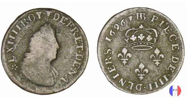 4 denari di Strasburgo 1696 (Strasbourg)