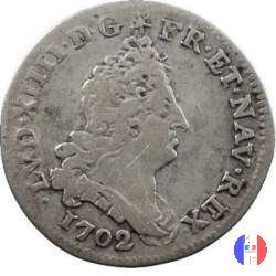 5 Sols alle insegne 1702 (Grenoble)